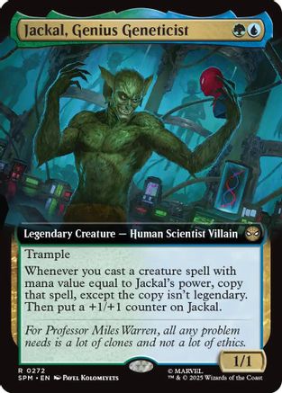 Jackal, Genius Geneticist (Extended Art) (SPM-272) - [Marvel's Spider-Man] Foil