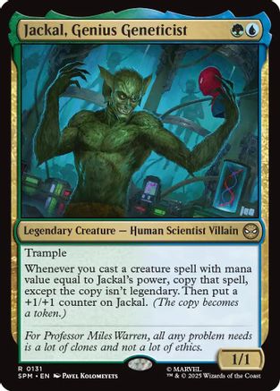 Jackal, Genius Geneticist (SPM-131) - [Marvel's Spider-Man] Foil