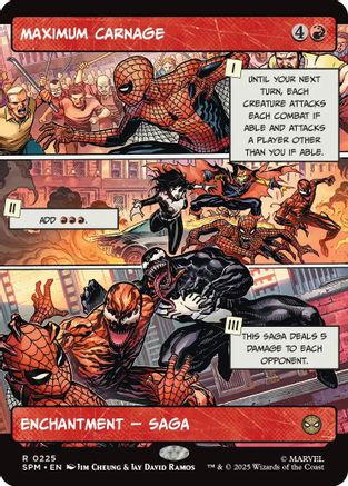 Maximum Carnage (Borderless) (SPM-225) - [Marvel's Spider-Man] Foil