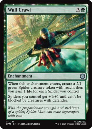 Wall Crawl (SPM-121) - [Marvel's Spider-Man] Foil