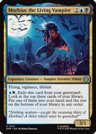Morbius the Living Vampire (SPM-137) - [Marvel's Spider-Man] Foil