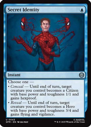 Secret Identity (SPM-043) - [Marvel's Spider-Man] Foil