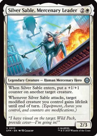 Silver Sable, Mercenary Leader (SPM-013) - [Marvel's Spider-Man]