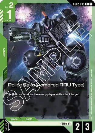 Police Zaku (Armored RRU Type) (GD02-035) - Dual Impact
