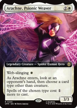Arachne, Psionic Weaver (Extended Art) (SPM-245) - [Marvel's Spider-Man]