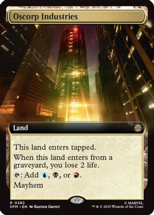 Oscorp Industries (Extended Art) (SPM-282) - [Marvel's Spider-Man]