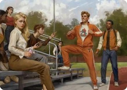 Flash Thompson, Spider-Fan Art Card (AASPM-001) - [Art Series: Marvel's Spider-Man]