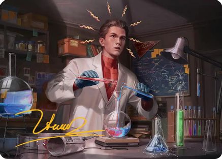 Peter Parker Art Card (3/54) (Gold-Stamped Signature) (AASPM-003) - [Art Series: Marvel's Spider-Man]