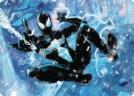 Spectacular Spider-Man (Black) Art Card (AASPM-052) - [Art Series: Marvel's Spider-Man]