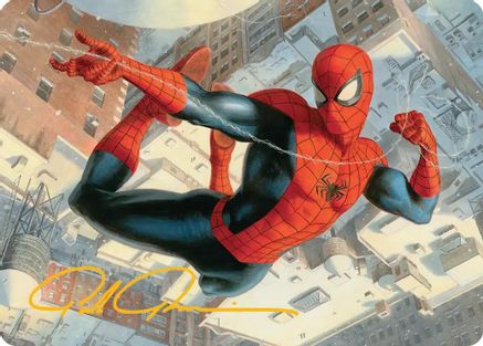 Spider-Man, Peter Parker Art Card (Gold-Stamped Signature) (AASPM-053) - [Art Series: Marvel's Spider-Man]