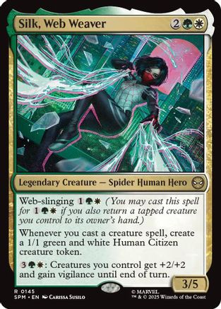 Silk, Web Weaver (SPM-145) - [Marvel's Spider-Man] Foil