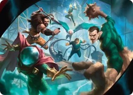 Behold the Sinister Six! Art Card (7/54) (AASPM-007) - [Art Series: Marvel's Spider-Man]