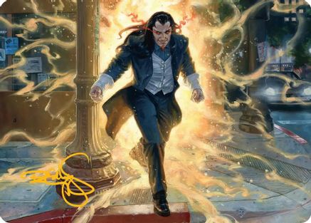 Morlun, Devourer of Spiders Art Card (Gold-Stamped Signature) (AASPM-009) - [Art Series: Marvel's Spider-Man]