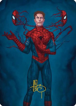 Secret Identity Art Card (Gold-Stamped Signature) (AASPM-006) - [Art Series: Marvel's Spider-Man]