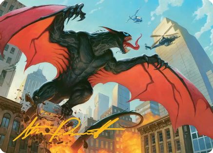 Grendel, Spawn of Knull Art Card (Gold-Stamped Signature) (AASPM-054) - [Art Series: Marvel's Spider-Man]