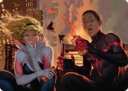 Heroes' Hangout Art Card (AASPM-014) - [Art Series: Marvel's Spider-Man]