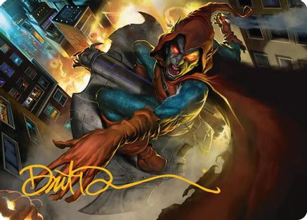 Hobgoblin, Mantled Marauder Art Card (Gold-Stamped Signature) (AASPM-015) - [Art Series: Marvel's Spider-Man]
