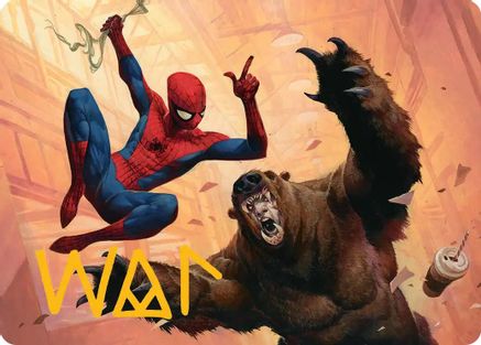 Wisecrack Art Card (Gold-Stamped Signature) (AASPM-016) - [Art Series: Marvel's Spider-Man]
