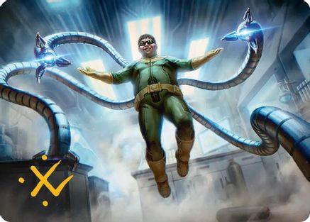 Doctor Octopus, Master Planner Art Card (25/54) (Gold-Stamped Signature) (AASPM-025) - [Art Series: Marvel's Spider-Man]