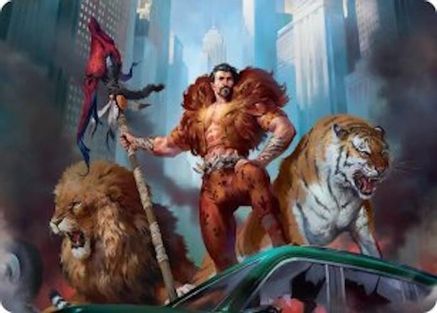 Kraven, Proud Predator Art Card (AASPM-028) - [Art Series: Marvel's Spider-Man]