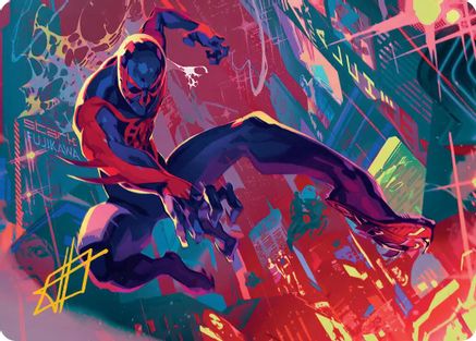 Spider-Man 2099 Art Card (Gold-Stamped Signature) (AASPM-030) - [Art Series: Marvel's Spider-Man]
