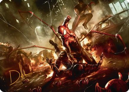 Superior Spider-Man Art Card (Gold-Stamped Signature) (AASPM-032) - [Art Series: Marvel's Spider-Man]