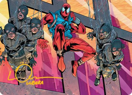 Scarlet Spider, Ben Reilly Art Card (Gold-Stamped Signature) (AASPM-038) - [Art Series: Marvel's Spider-Man]