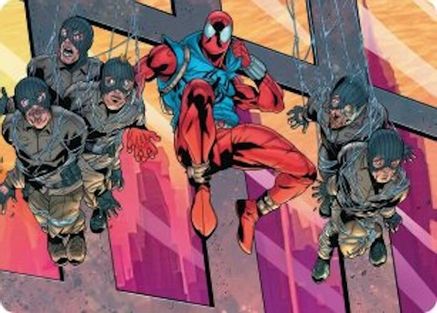 Scarlet Spider, Ben Reilly Art Card (AASPM-038) - [Art Series: Marvel's Spider-Man]