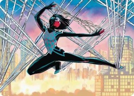 Silk, Web Weaver Art Card (39/54) (AASPM-039) - [Art Series: Marvel's Spider-Man]