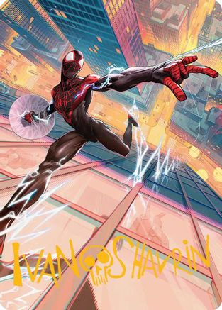 Ultimate Spider-Man Art Card (Gold-Stamped Signature) (AASPM-041) - [Art Series: Marvel's Spider-Man]