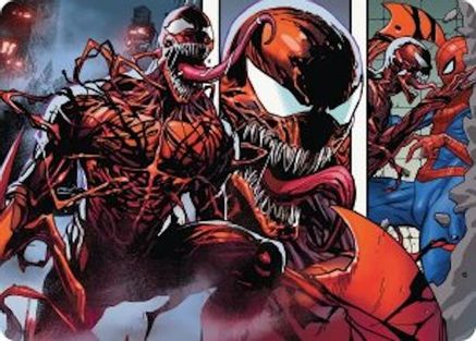 Carnage, Crimson Chaos Art Card (AASPM-047) - [Art Series: Marvel's Spider-Man]