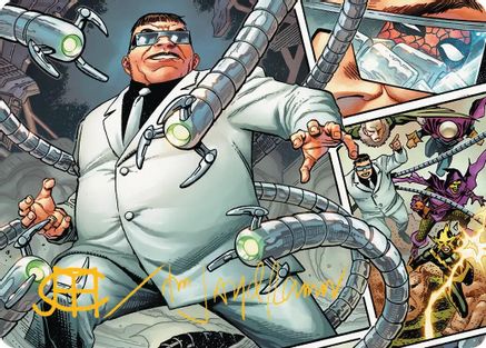 Doctor Octopus, Master Planner Art Card (48/54) (Gold-Stamped Signature) (AASPM-048) - [Art Series: Marvel's Spider-Man]