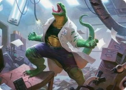 Lizard, Connors's Curse Art Card (AASPM-018) - [Art Series: Marvel's Spider-Man]