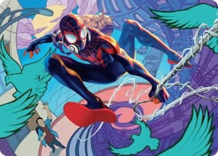 Spider-Man, Brooklyn Visionary Art Card (AASPM-020) - [Art Series: Marvel's Spider-Man]