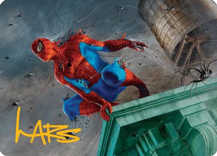 Spiders-Man, Heroic Horde Art Card (Gold-Stamped Signature) (AASPM-021) - [Art Series: Marvel's Spider-Man]