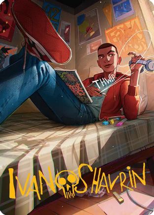 Miles Morales Art Card (Gold-Stamped Signature) (AASPM-035) - [Art Series: Marvel's Spider-Man]