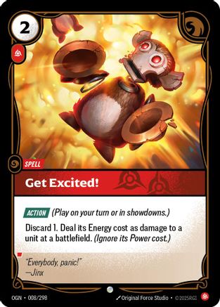 Get Excited! (008/298) - Origins