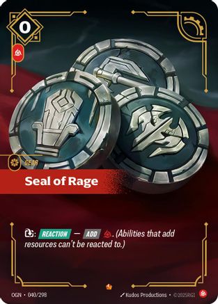 Seal of Rage (040/298) - Origins