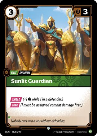 Sunlit Guardian (054/298) - Origins