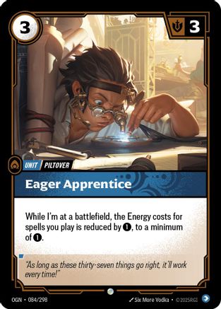 Eager Apprentice (084/298) - Origins