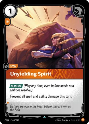 Unyielding Spirit (145/298) - Origins