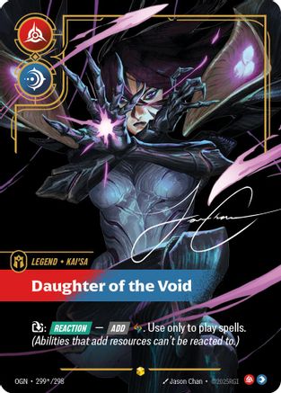 Kai'Sa - Daughter of the Void (Alternate Art) (299*/298) - Origins
