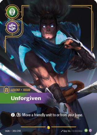 Yasuo - Unforgiven (Overnumbered) (305/298) - Origins