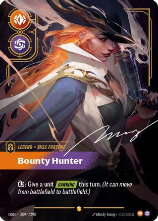 Miss Fortune - Bounty Hunter (Alternate Art) (309*/298) - Origins