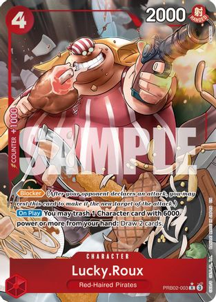 Lucky.Roux (Alternate Art) (PRB02-003) - Premium Booster -The Best- Vol. 2