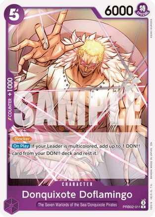 Donquixote Doflamingo (PRB02-011) - Premium Booster -The Best- Vol. 2