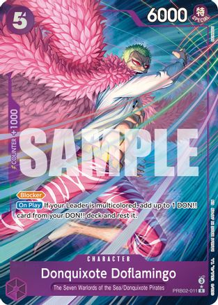 Donquixote Doflamingo (Alternate Art) (PRB02-011) - Premium Booster -The Best- Vol. 2