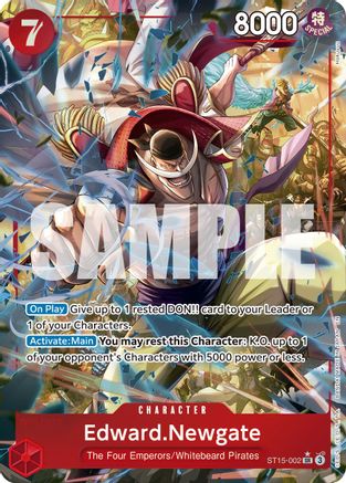 Edward.Newgate - ST15-002 (Alternate Art) (ST15-002) - Premium Booster -The Best- Vol. 2