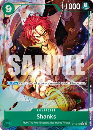 Shanks - ST16-004 (Alternate Art) (ST16-004) - Premium Booster -The Best- Vol. 2