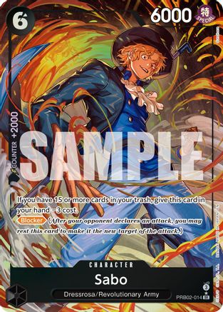 Sabo (Alternate Art) (PRB02-014) - Premium Booster -The Best- Vol. 2